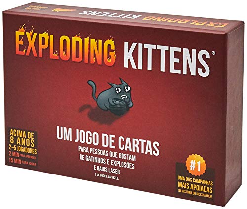 Galápagos Jogos Exploding Kittens, Cartas de 2-5 jogadores